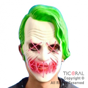 MASCARA GUASON LUMINOSA VERDE X 1